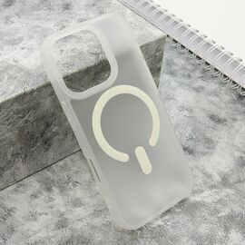 Futrola BLURRY MagSafe - iPhone 16 Pro (6.3) bela (MS).