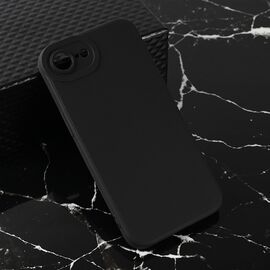 Silikonska futrola Teracell Giulietta - iPhone 16e 6.1 mat crna.