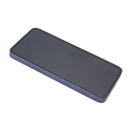 LCD displej (ekran) - Samsung A556 Galaxy A55 5G + Touch screen + frame blue OLED ORG (MS).