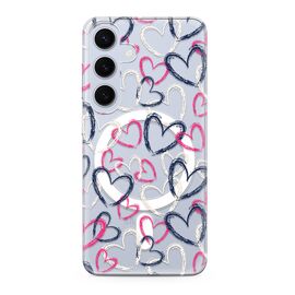 Futrola silikonska print MagSafe - Samsung S921 Galaxy S24 5G heart (MS).
