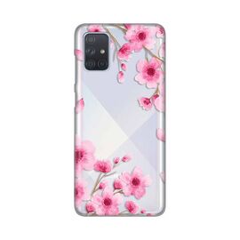 Silikonska futrola PRINT Skin - Samsung A715F Galaxy A71 Rose flowers.
