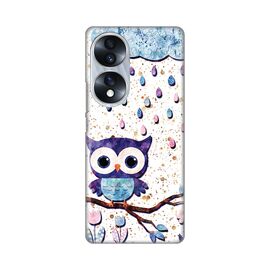 Silikonska futrola PRINT Skin - Huawei Honor 70 Owl.