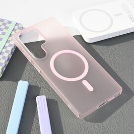 Futrola Magsafe mat PC - Samsung S938 Galaxy S25 Ultra roze.