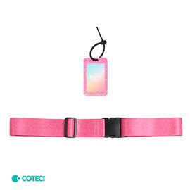 Sigurnosna traka - kofer roze.