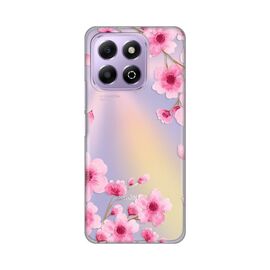 Silikonska futrola PRINT Skin - Huawei Honor X6b Rose Flowers.