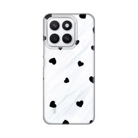 Silikonska futrola PRINT Skin - Huawei Honor X8c Hearts.
