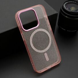 Futrola SPARKLING MagSafe - iPhone 15 Pro (6.1) roze (MS).