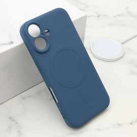 Futrola VELVET TOUCH MagSafe - iPhone 16 (6.1) plava (MS).