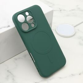 Futrola VELVET TOUCH MagSafe - iPhone 16 Pro (6.3) tamno zelena (MS).