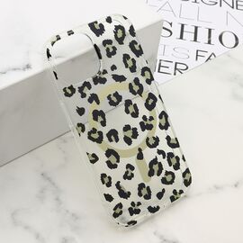 Futrola LEOPARD MagSafe - iPhone 15 crna (MS).