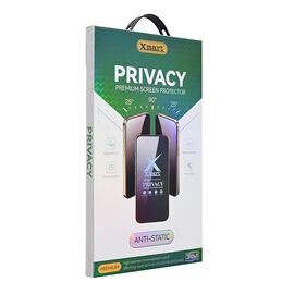 Zastitno staklo Tempered Glass X Mart 9D Privacy - Samsung S938 Galaxy S25 Ultra (fingerprint unlock).