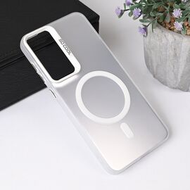 Futrola Magsafe providna - Samsung S936 Galaxy S25 Plus srebrna.