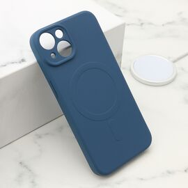 Futrola VELVET TOUCH MagSafe - iPhone 15 plava (MS).