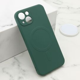 Futrola VELVET TOUCH MagSafe - iPhone 13 (6.1) tamno zelena (MS).