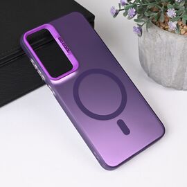 Futrola Magsafe providna - Samsung S936 Galaxy S25 Plus ljubicasta.