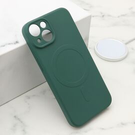 Futrola VELVET TOUCH MagSafe - iPhone 15 tamno zelena (MS).