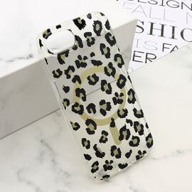 Futrola LEOPARD MagSafe - iPhone 16e crna (MS).