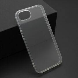 Silikonska futrola ultra tanka (skin) PROTECT - iPhone 16e providna (bela) (MS).