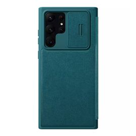 Futrola Nillkin Qin Pro (plain leather) - Samsung Galaxy S23 Ultra zelena.