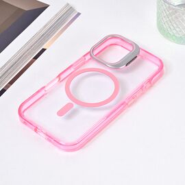 Futrola Magsafe Transparent - iPhone 16 6.1 pink.