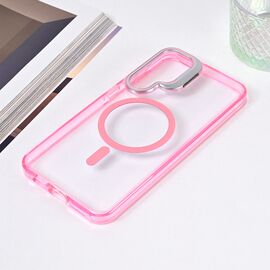 Futrola Magsafe Transparent - Samsung S926B Galaxy S24 Plus pink.