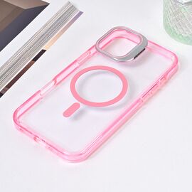 Futrola Magsafe Transparent - iPhone 16 Plus 6.7 pink.