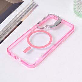 Futrola Magsafe Transparent - Samsung S921B Galaxy S24 pink.