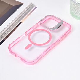 Futrola Magsafe Transparent - iPhone 16 Pro pink.