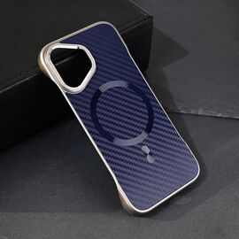 Futrola Magsafe Carbon - iPhone 16 6.1 plava.