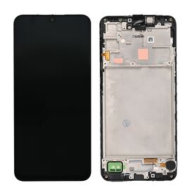 LCD displej (ekran) - Samsung A166 Galaxy A16 5G + touchscreen + frame black (crni) OLED.