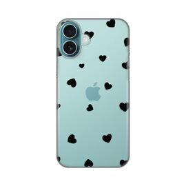 Silikonska futrola PRINT Skin - iPhone 16 Plus 6.7 Hearts.