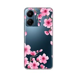 Silikonska futrola PRINT Skin - Xiaomi Redmi 13C Rose Flowers.