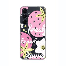 Silikonska futrola PRINT Skin - Samsung A556B Galaxy A55 Fresh Pink.