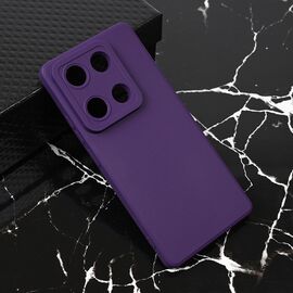 Silikonska futrola Teracell Giulietta - Xiaomi Redmi Note 14S (EU) mat tamno ljubicasta.