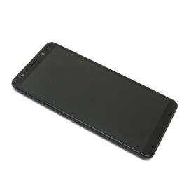 LCD displej (ekran) - Samsung A750 Galaxy A7 (2018) + frame + Touch screen black (crni) OLED (MS).
