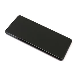 LCD displej (ekran) - Samsung G988F Galaxy S20 Ultra + Touch screen + frame OLED black (crni) (MS).