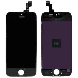 LCD displej (ekran) - Iphone 5S + Touch screen black (crni) high copy (MS).