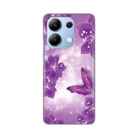 Silikonska futrola PRINT - Xiaomi Redmi Note 13 4G Butterfly And Flowers.