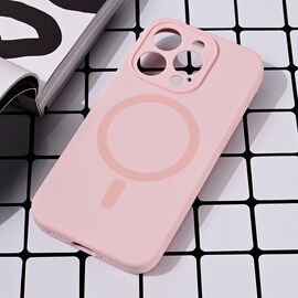 Futrola Magsafe Pure color - iPhone 15 Pro 6.1 roze.
