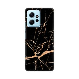 Silikonska futrola PRINT - Xiaomi Redmi Note 12 4G (EU) All black (crni).