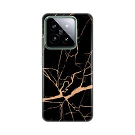 Silikonska futrola PRINT - Xiaomi 14 All black (crni).