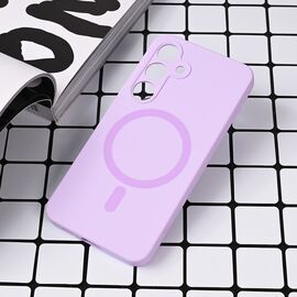 Futrola Magsafe Pure color - Samsung S921B Galaxy S24 lila.
