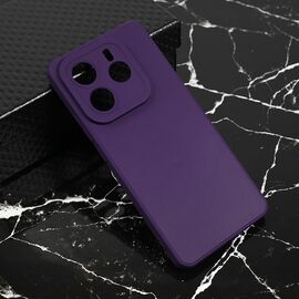 Silikonska futrola Teracell Giulietta - Xiaomi Redmi Note 14 5G mat tamno ljubicasta.