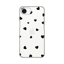 Silikonska futrola PRINT Skin - iPhone 16e Hearts.