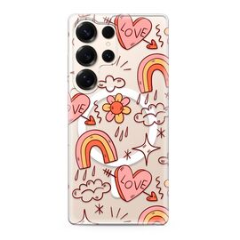 Futrola silikonska print MagSafe - Samsung S938 Galaxy S25 Ultra 5G love (MS).