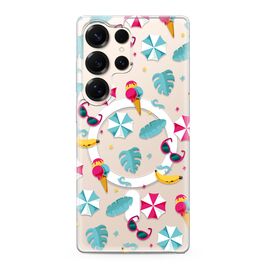 Futrola silikonska print MagSafe - Samsung S938 Galaxy S25 Ultra 5G beach (MS).