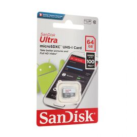 Memorijska Kartica SanDisk SDXC 64GB Ultra Micro 100MB/s Class 10 UHS-I.