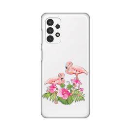 Silikonska futrola PRINT Skin - Samsung A135 Galaxy A13 4G Flamingo.