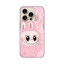 Silikonska futrola PRINT - iPhone 16 Pro La Bubu Pink.
