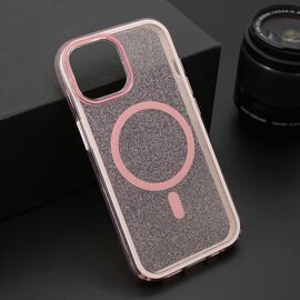 Futrola CRYSTAL MagSafe - iPhone 15 roze (MS).